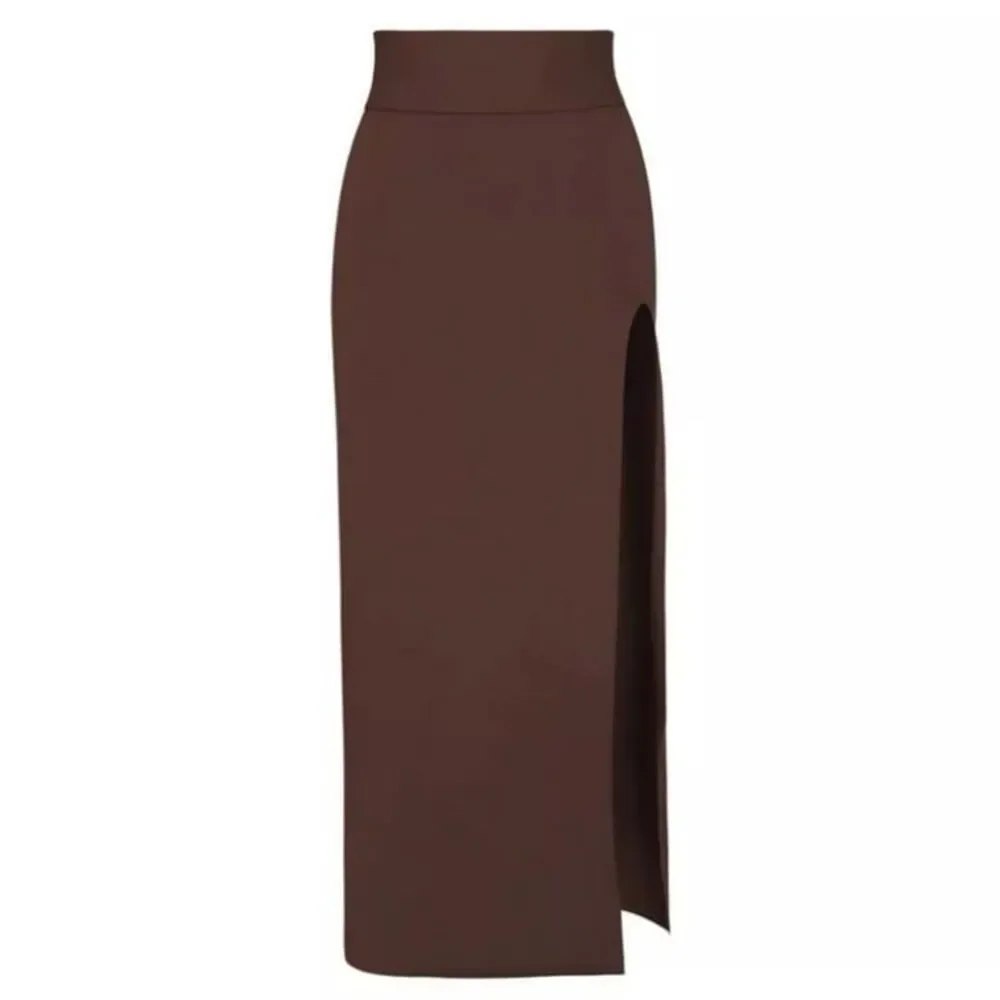 Skims Shaping Swim Long Sarong Skirt Size Small Cocoa